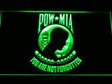 FREE National League of Families POW/MIA LED Sign - Green - TheLedHeroes