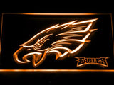 Philadelphia Eagles (2) LED Neon Sign USB - Orange - TheLedHeroes
