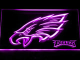 Philadelphia Eagles (2) LED Neon Sign USB - Purple - TheLedHeroes