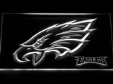 Philadelphia Eagles (2) LED Neon Sign USB - White - TheLedHeroes