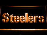 Pittsburgh Steelers (2) LED Neon Sign USB - Orange - TheLedHeroes