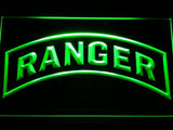 United States Army Rangers (2) LED Neon Sign USB - Green - TheLedHeroes