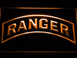 United States Army Rangers (2) LED Neon Sign USB - Orange - TheLedHeroes