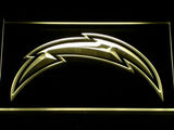 San Diego Chargers (2) LED Neon Sign Electrical - Yellow - TheLedHeroes