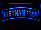 United States Army Vietnam 1966 LED Neon Sign USB - Blue - TheLedHeroes