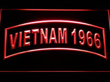 United States Army Vietnam 1966 LED Neon Sign USB - Red - TheLedHeroes