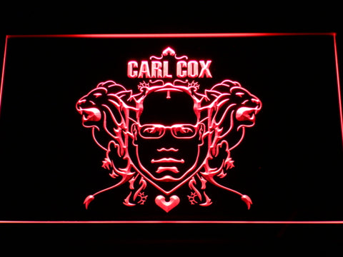 FREE Carl Cox LED Sign - Red - TheLedHeroes