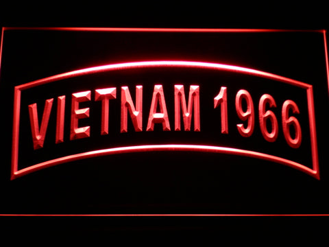 FREE United States Army Vietnam 1966 LED Sign - Red - TheLedHeroes