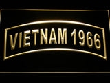 United States Army Vietnam 1966 LED Neon Sign Electrical - Yellow - TheLedHeroes