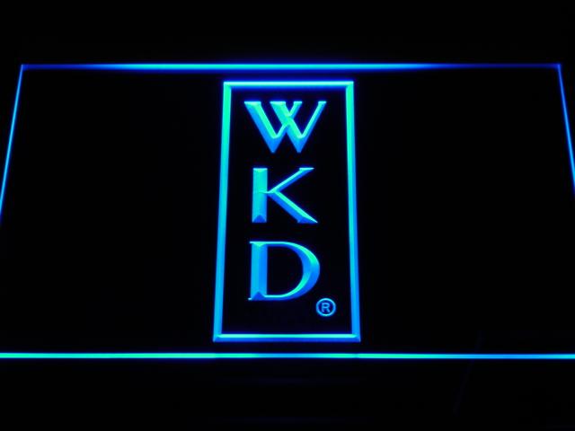 WKD Vodka LED Neon Sign USB - Blue - TheLedHeroes