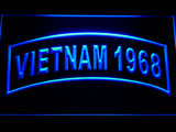 FREE United States Army Vietnam 1968 LED Sign - Blue - TheLedHeroes