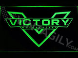 Victory Motorcycles LED Neon Sign USB - Green - TheLedHeroes