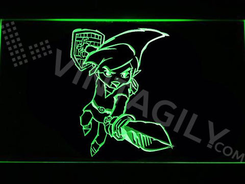 Zelda LED Neon Sign Electrical - Green - TheLedHeroes
