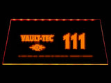 Fallout Vault-Tec 111 LED Neon Sign USB - Orange - TheLedHeroes