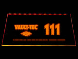 Fallout Vault-Tec 111 LED Sign - Orange - TheLedHeroes