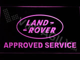 Land Rover Approved Service LED Neon Sign USB - Purple - TheLedHeroes