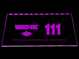 Fallout Vault-Tec 111 LED Sign - Purple - TheLedHeroes
