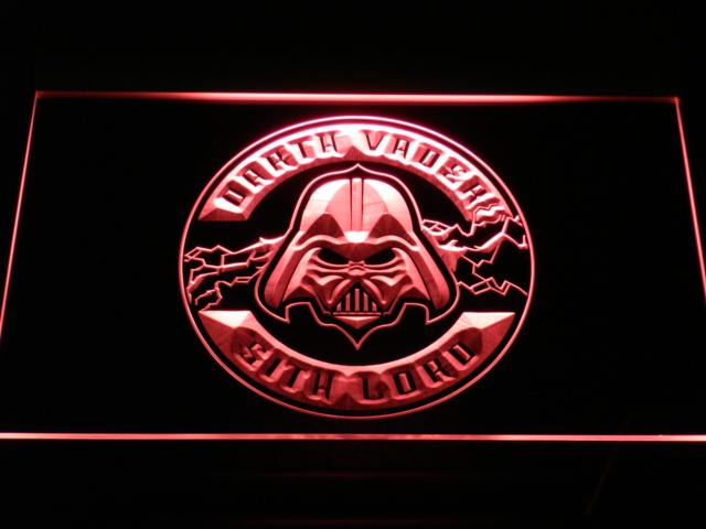 Star Wars Darth Vader Sith Lord LED Neon Sign Electrical - Red - TheLedHeroes