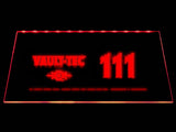 Fallout Vault-Tec 111 LED Neon Sign USB - Red - TheLedHeroes