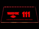 Fallout Vault-Tec 111 LED Sign - Red - TheLedHeroes