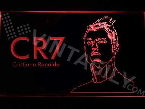 Cristiano Ronaldo LED Neon Sign USB - Red - TheLedHeroes