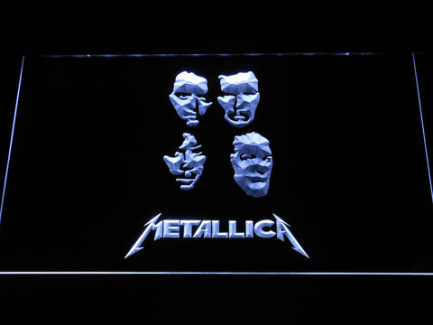 FREE Metallica (6) LED Sign - White - TheLedHeroes