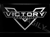 Victory Motorcycles LED Neon Sign Electrical - White - TheLedHeroes