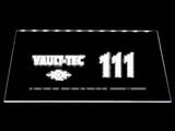 Fallout Vault-Tec 111 LED Sign - White - TheLedHeroes
