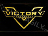 Victory Motorcycles LED Neon Sign Electrical - Yellow - TheLedHeroes