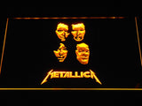 Metallica (6) LED Neon Sign USB - Yellow - TheLedHeroes