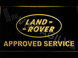 Land Rover Approved Service LED Neon Sign USB - Yellow - TheLedHeroes