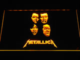 FREE Metallica (6) LED Sign - Yellow - TheLedHeroes