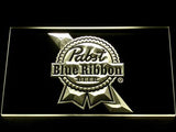 Pabst Blue Ribbon LED Neon Sign USB - Yellow - TheLedHeroes