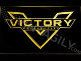 Victory Motorcycles LED Neon Sign USB - Yellow - TheLedHeroes