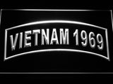 FREE United States Army Vietnam 1969 LED Sign - White - TheLedHeroes