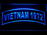 United States Army Vietnam 1972 LED Neon Sign Electrical - Blue - TheLedHeroes