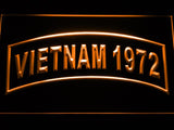 United States Army Vietnam 1972 LED Neon Sign Electrical - Orange - TheLedHeroes