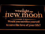 Twilight New Moon (2) LED Neon Sign Electrical - Orange - TheLedHeroes