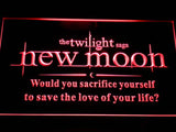 Twilight New Moon (2) LED Neon Sign Electrical - Red - TheLedHeroes