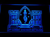 2nd Combat Engineer Battalion LED Neon Sign USB - Blue - TheLedHeroes