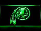 FREE Washington Redskins (2) LED Sign - Green - TheLedHeroes