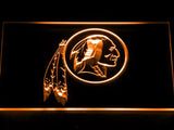 Washington Redskins (2) LED Neon Sign USB - Orange - TheLedHeroes