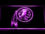 Washington Redskins (2) LED Neon Sign USB - Purple - TheLedHeroes