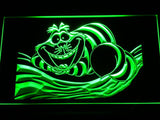 Disney Cheshire Cat Alice in Wonderland LED Neon Sign Electrical - Green - TheLedHeroes