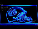 Auburn Tigers Helmet LED Neon Sign Electrical - Blue - TheLedHeroes