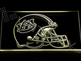 Auburn Tigers Helmet LED Neon Sign Electrical - Yellow - TheLedHeroes