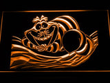 Disney Cheshire Cat Alice in Wonderland LED Neon Sign Electrical - Orange - TheLedHeroes