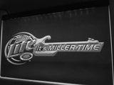 Miller Lite It's Miller Time LED Neon Sign USB - White - TheLedHeroes