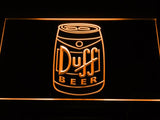 Duff (3) LED Neon Sign USB - Orange - TheLedHeroes