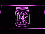 Duff (3) LED Neon Sign USB - Purple - TheLedHeroes